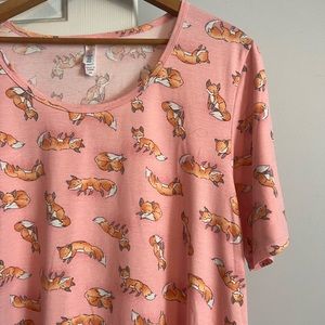 LuLaRoe Fox 3XL T
